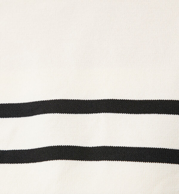 abahouse mavie「【セットアップ対応】ボーダーニットプルオーバー」|ニット・セーター|