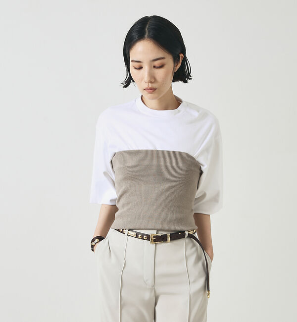 The Store by C' 「【COCUCA】リブチューブトップ」|キャミソール|