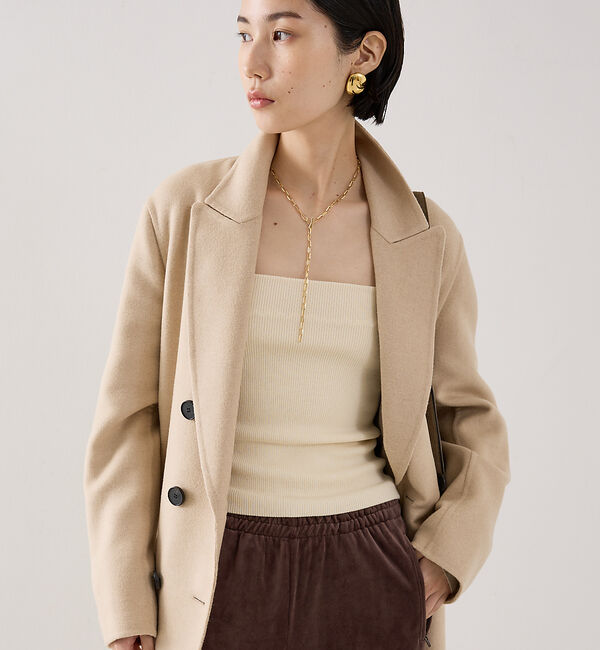 The Store by C' 「【COCUCA】リブチューブトップ」|キャミソール|