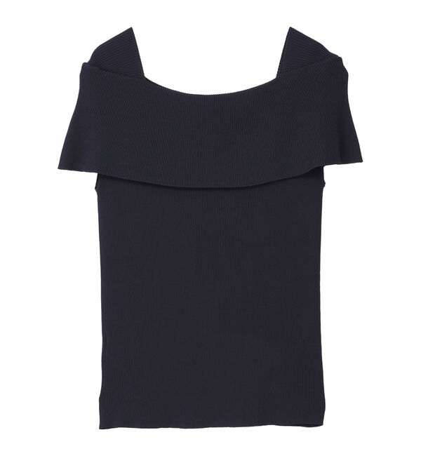 TIARA「オフショルダーリブニット」|ニット・セーター|