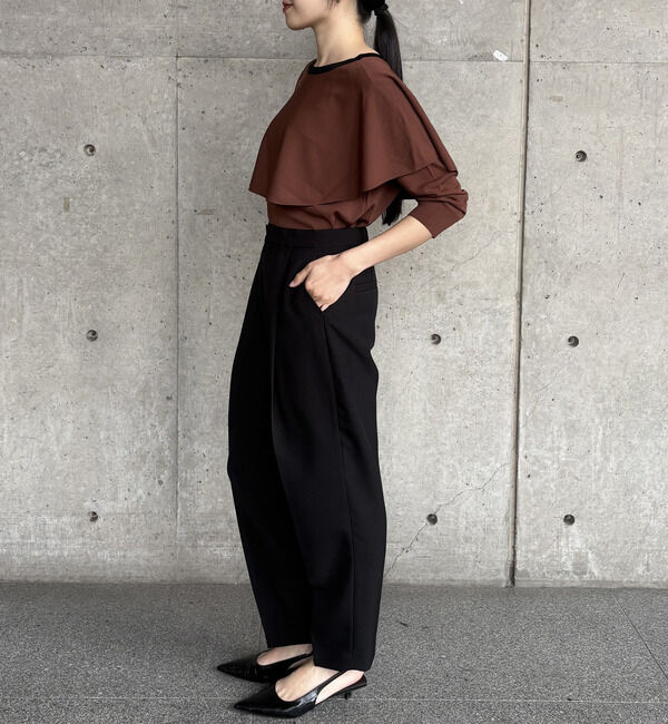 TIARA「Vネックケープニット」|ニット・セーター|