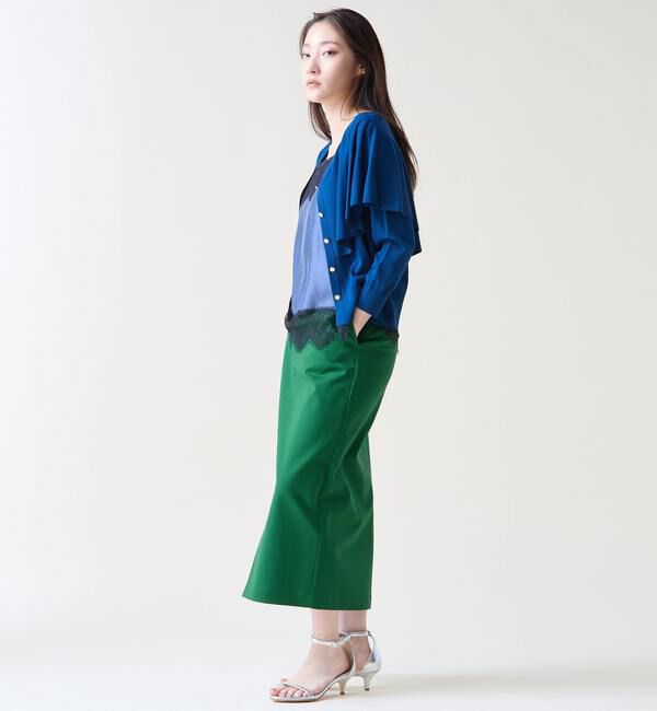 TIARA「Vネックケープニット」|ニット・セーター|