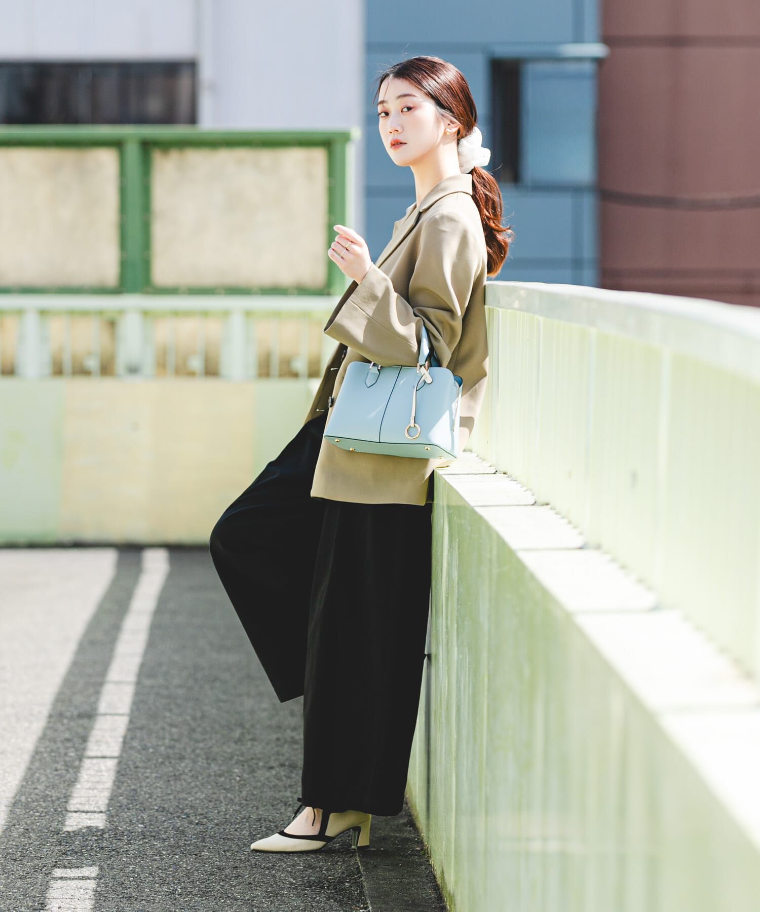 RODE SKO「センターステッチハンドバッグ」|ハンドバッグ|