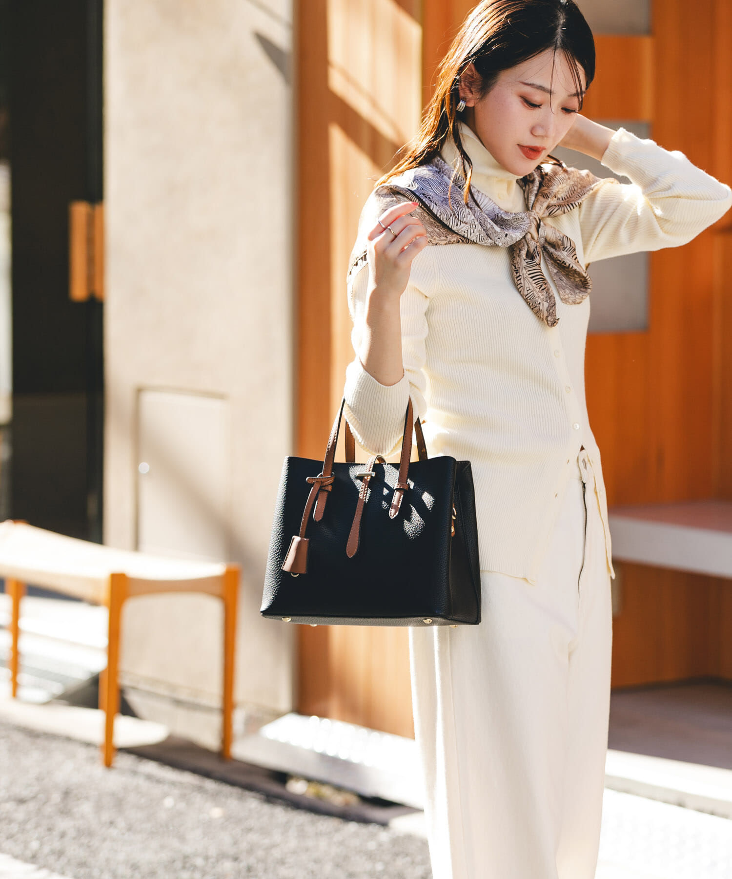 RODE SKO「チャーム付ミドルバッグ『Msize』」|トートバッグ|