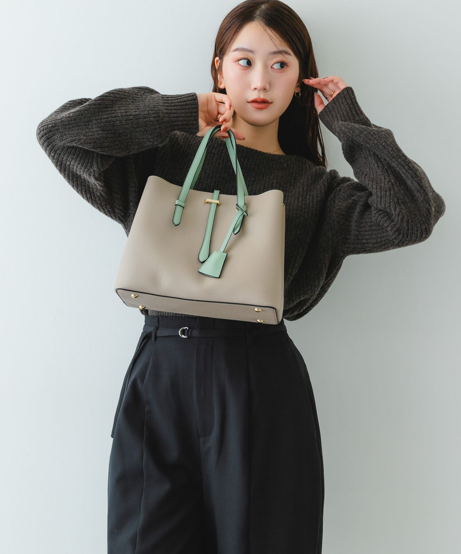 RODE SKO「チャーム付ミドルバッグ『Msize』」|トートバッグ|