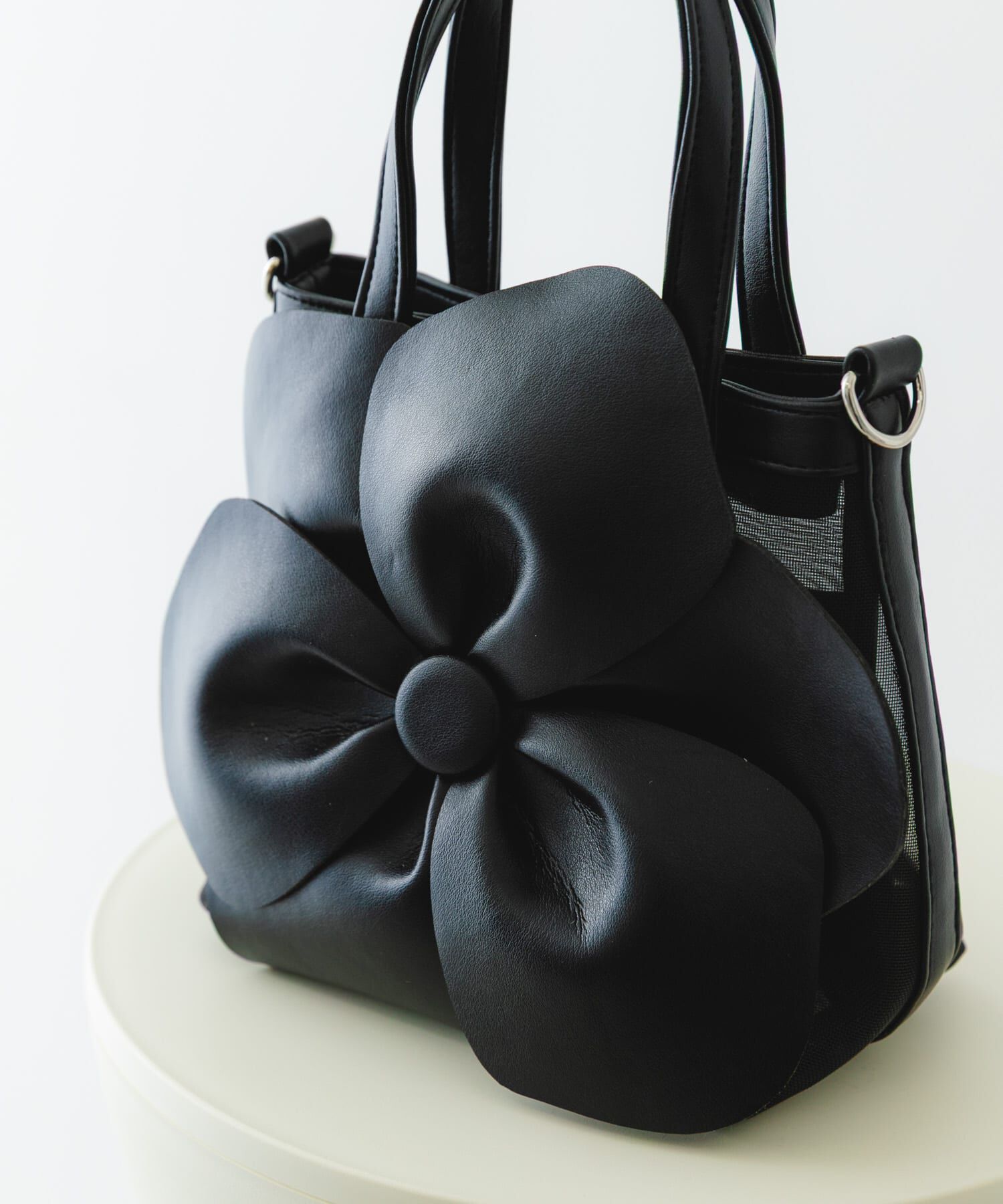 RODE SKO「フラワーモチーフシアーバッグ」|ハンドバッグ|