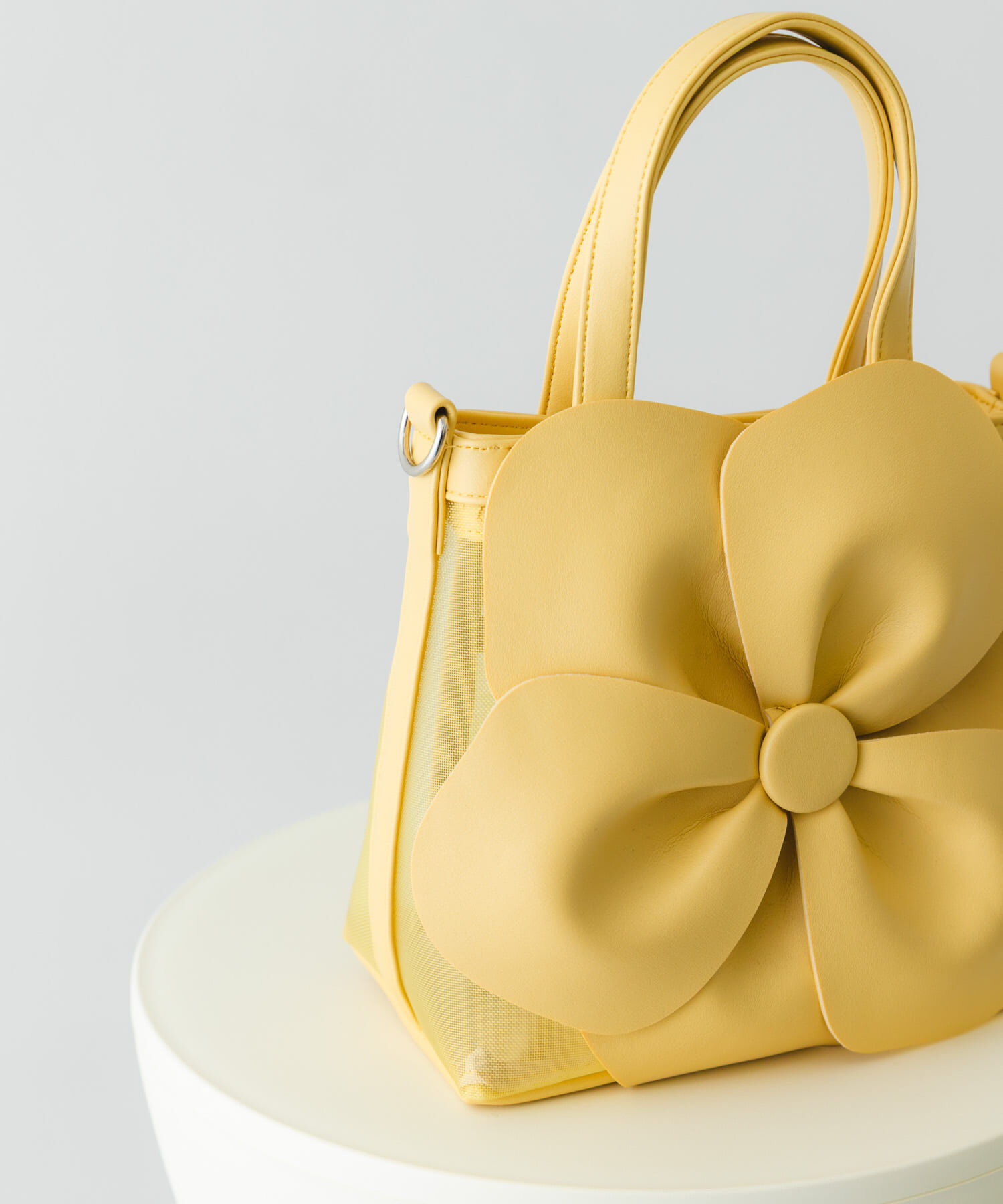 RODE SKO「フラワーモチーフシアーバッグ」|ハンドバッグ|