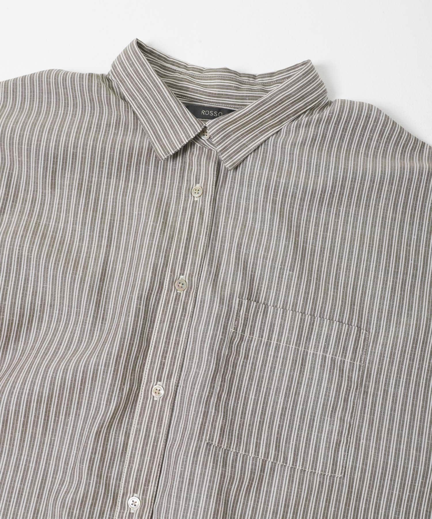 URBAN RESEARCH ROSSO「『WEB/一部店舗限定』『UR TECH Smart Linen Touch』ｲｰｼﾞｰﾘﾈﾝｵｰﾊﾞｰ  」|シャツ・ブラウス|