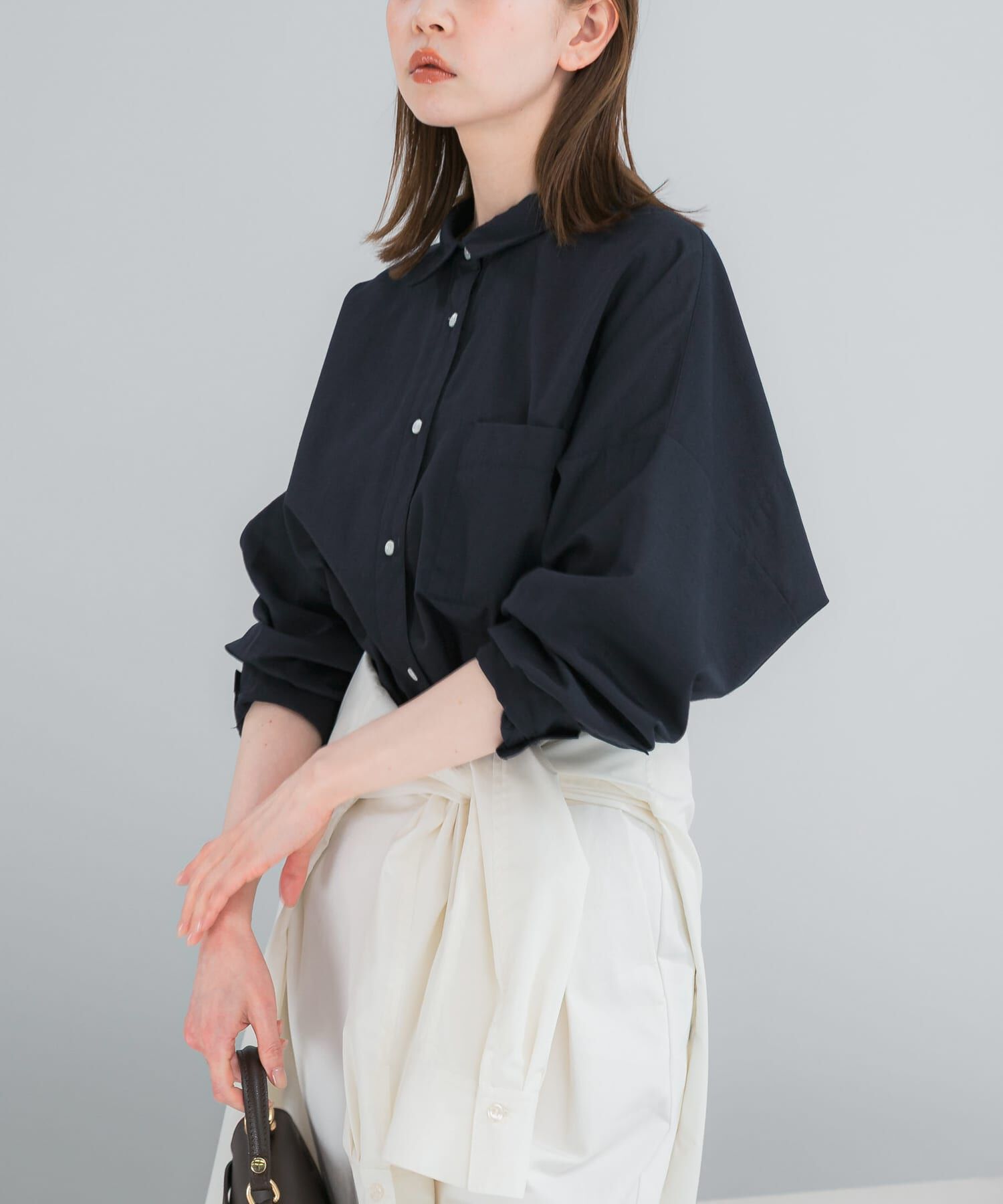 URBAN RESEARCH ROSSO「『WEB/一部店舗限定』『UR TECH Smart Linen Touch』ｲｰｼﾞｰﾘﾈﾝｵｰﾊﾞｰ  」|シャツ・ブラウス|