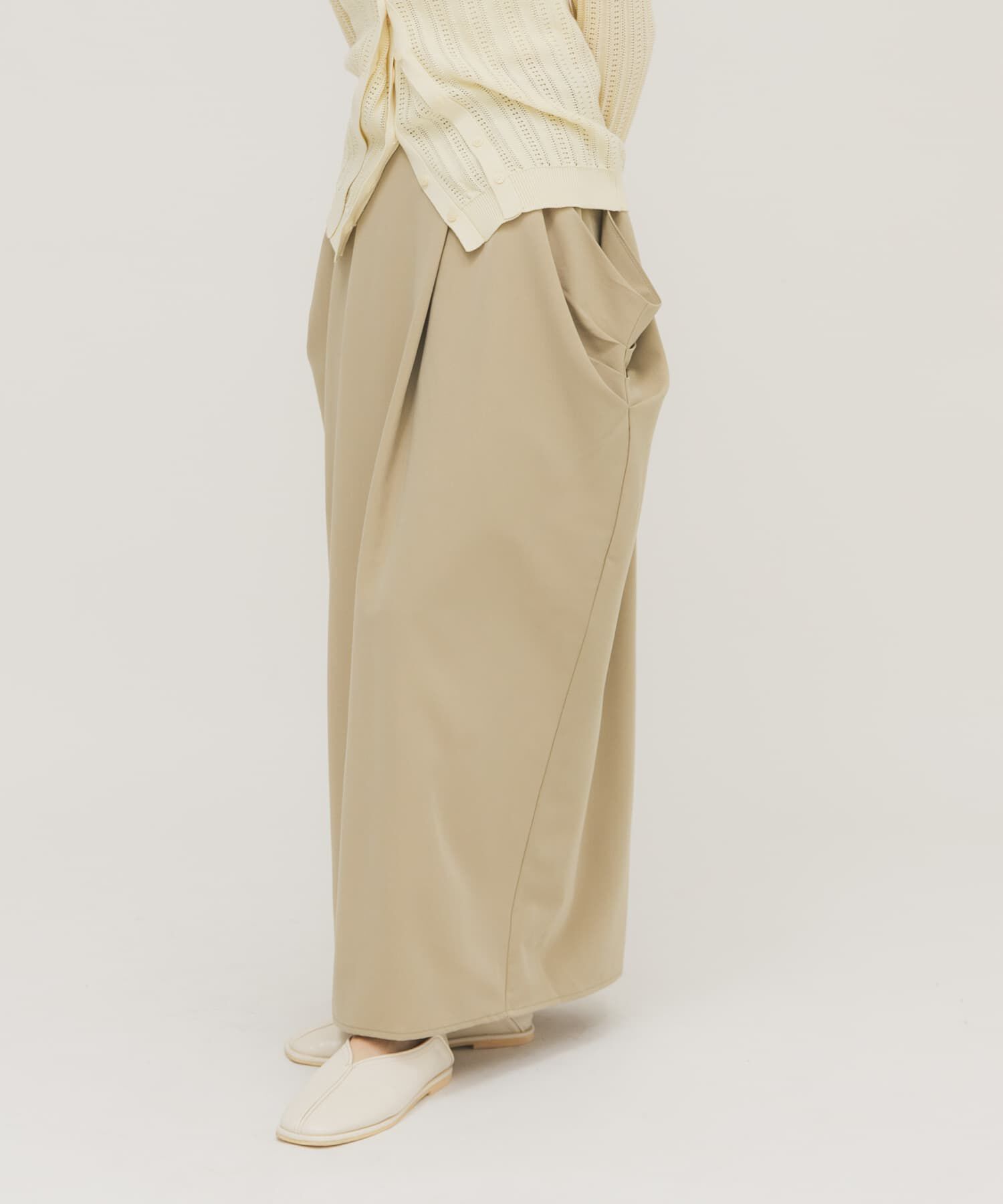  「ドレープタックスカート」|スカート|