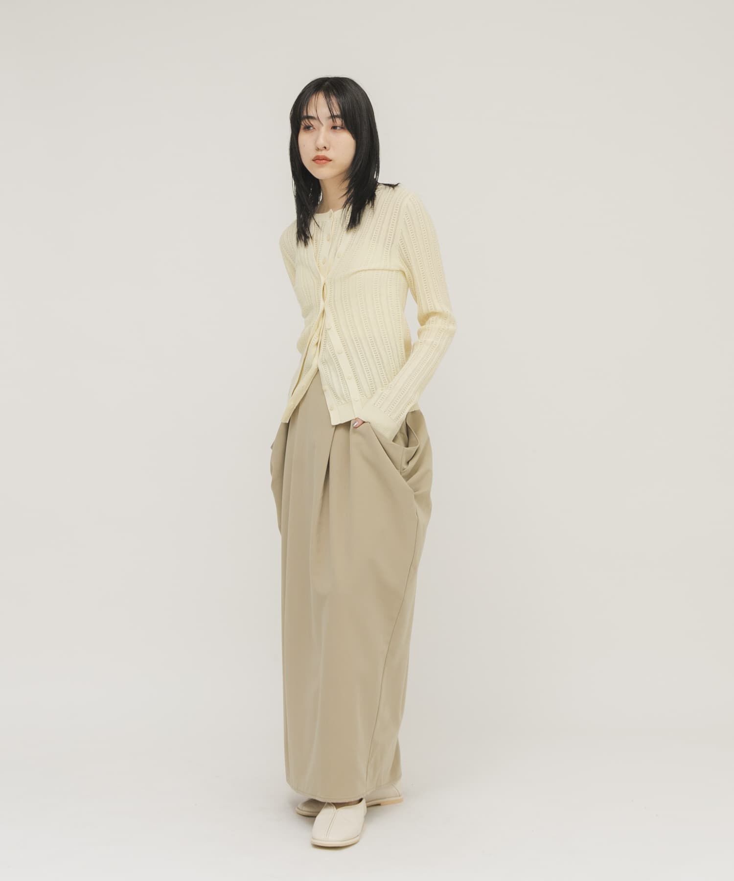  「ドレープタックスカート」|スカート|