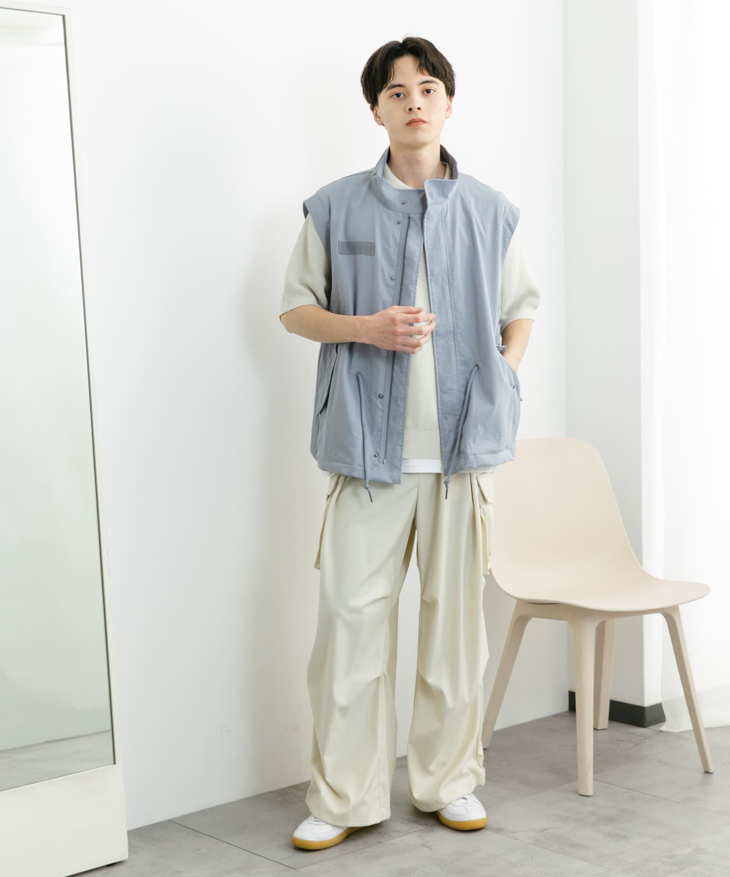 SENSE OF PLACE by URBAN RESEARCH「ルーズモッズベスト」|ミリタリージャケット|