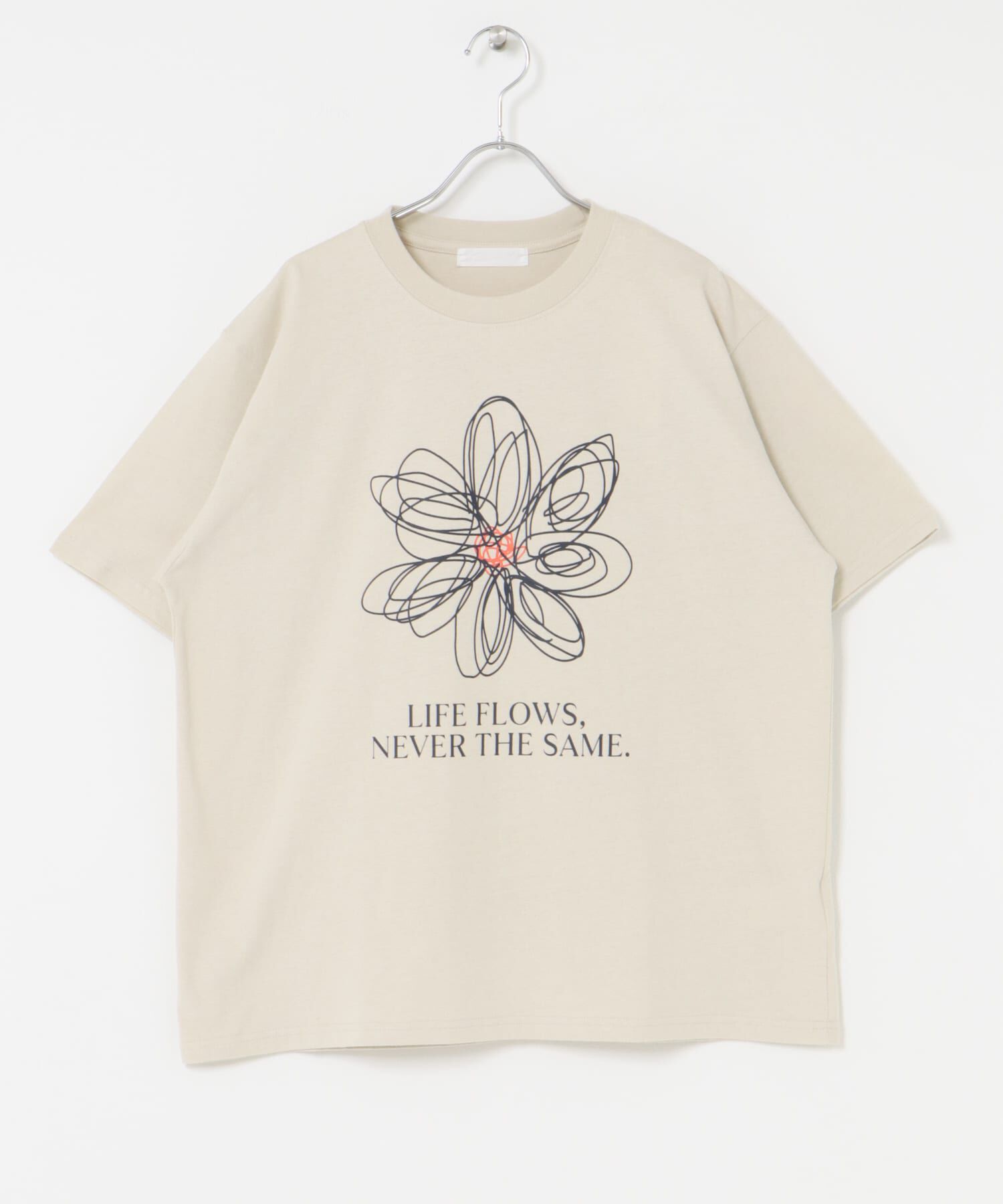 SENSE OF PLACE by URBAN RESEARCH「フラワーアートグラフィックショートスリーブTシャツ」|Tシャツ・カットソー|