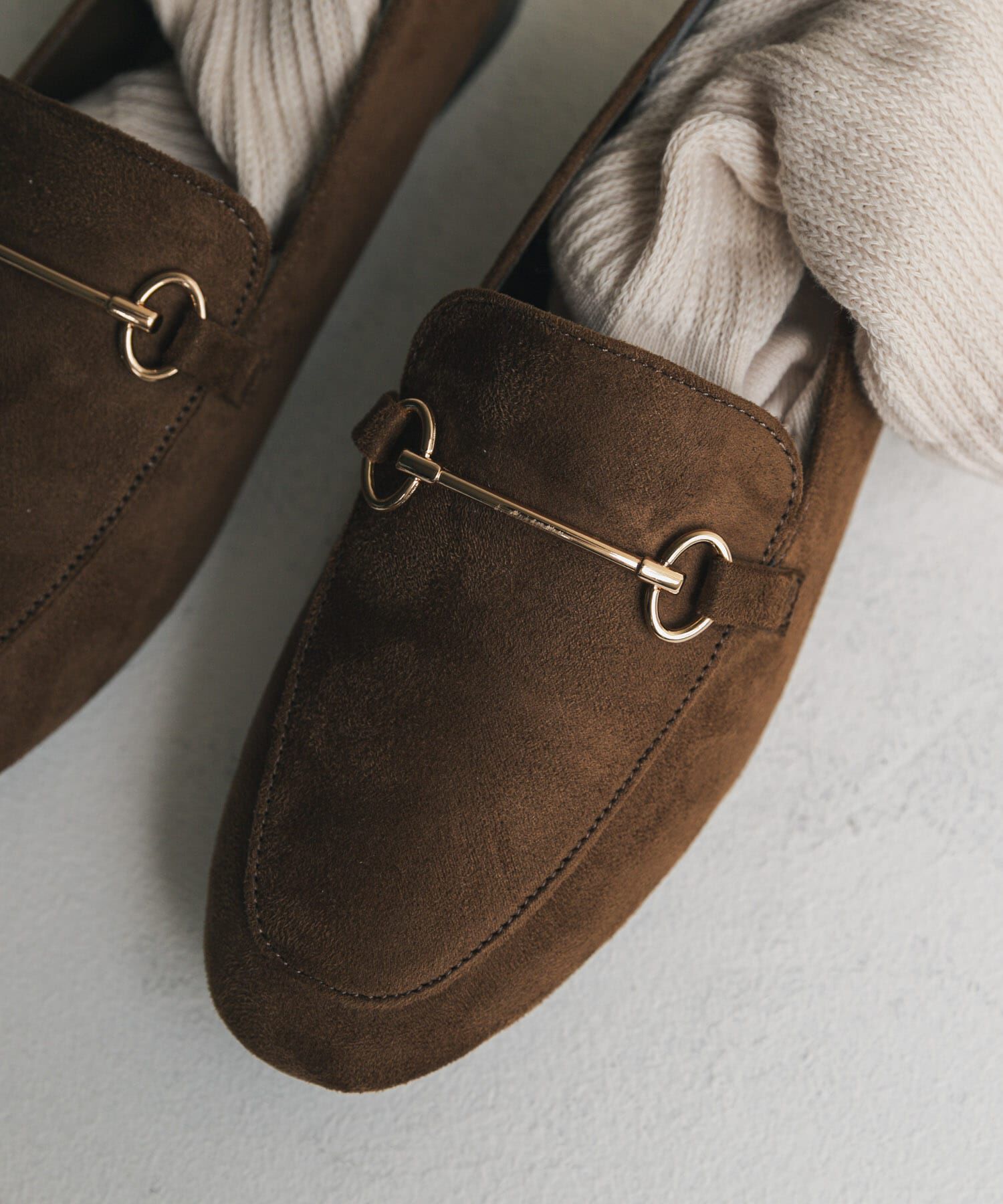 SENSE OF PLACE by URBAN RESEARCH「ビットローファー」|ローファー|キャメル