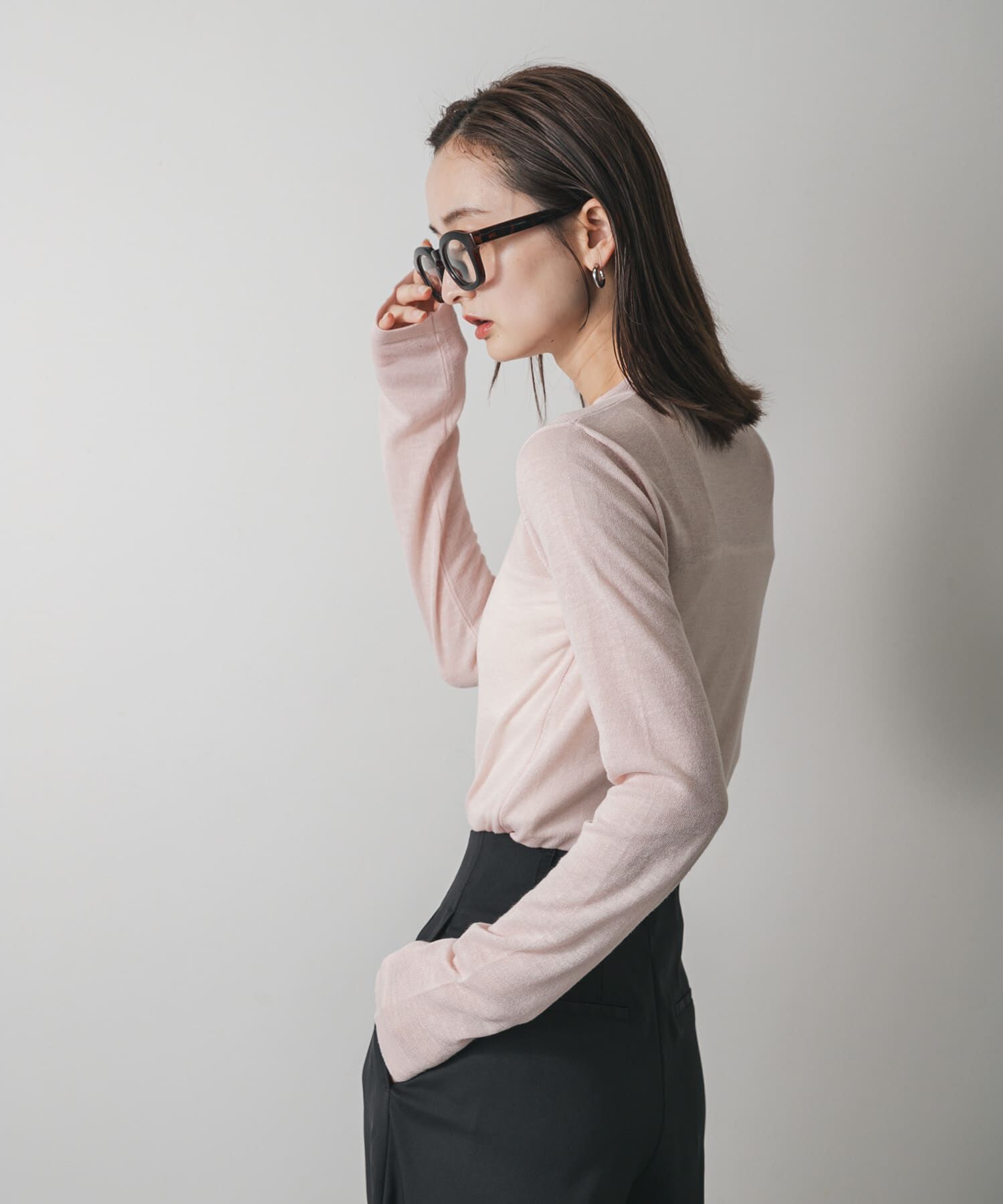 SENSE OF PLACE by URBAN RESEARCH「シアーハイネックセーター」|ニット・セーター|