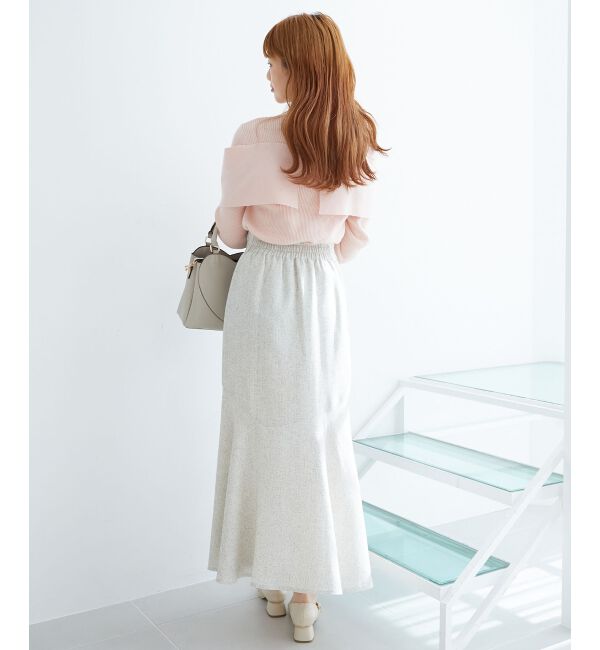 MAJESTICLEGON「リボンビジューニット」|ニット・セーター|