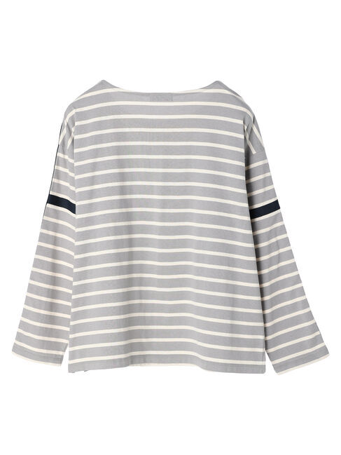 earth music&ecology「カラーパイピングボーダープルオーバー」|Tシャツ・カットソー|