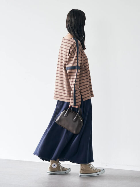 earth music&ecology「カラーパイピングボーダープルオーバー」|Tシャツ・カットソー|