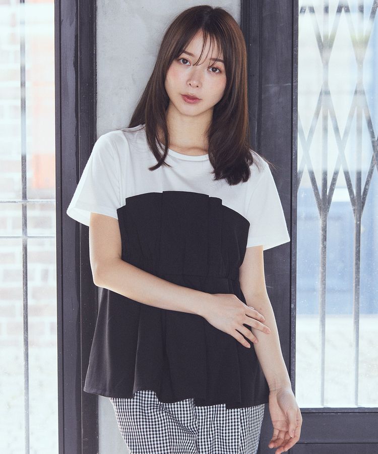 earth music&ecology「ビスチェドッキングプルオーバー」|Tシャツ・カットソー|