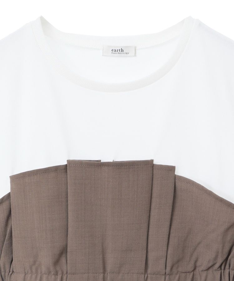 earth music&ecology「ビスチェドッキングプルオーバー」|Tシャツ・カットソー|