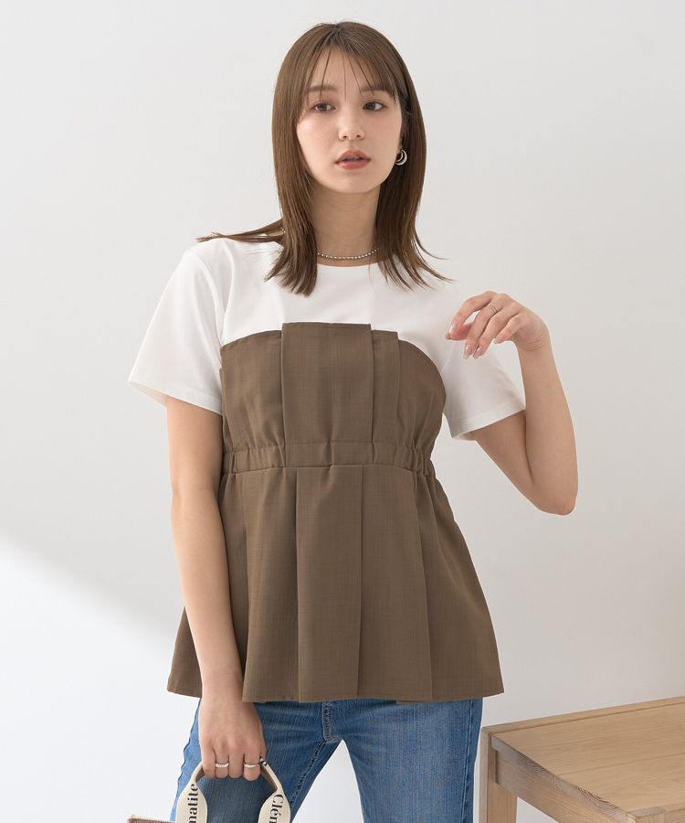 earth music&ecology「ビスチェドッキングプルオーバー」|Tシャツ・カットソー|