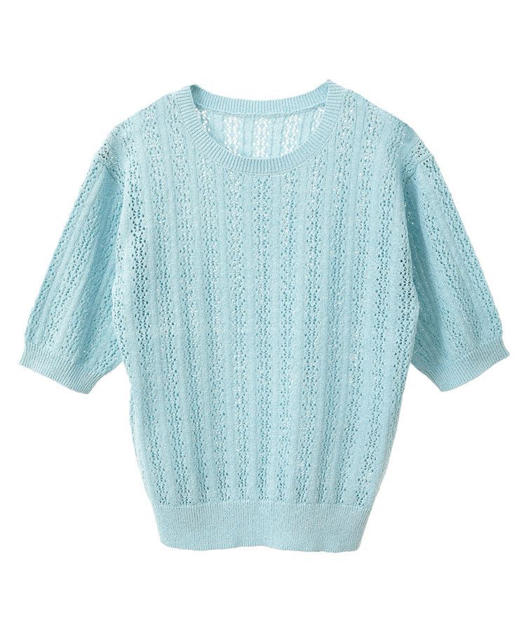 earth music&ecology「透かしニットプルオーバー」|ニット・セーター|