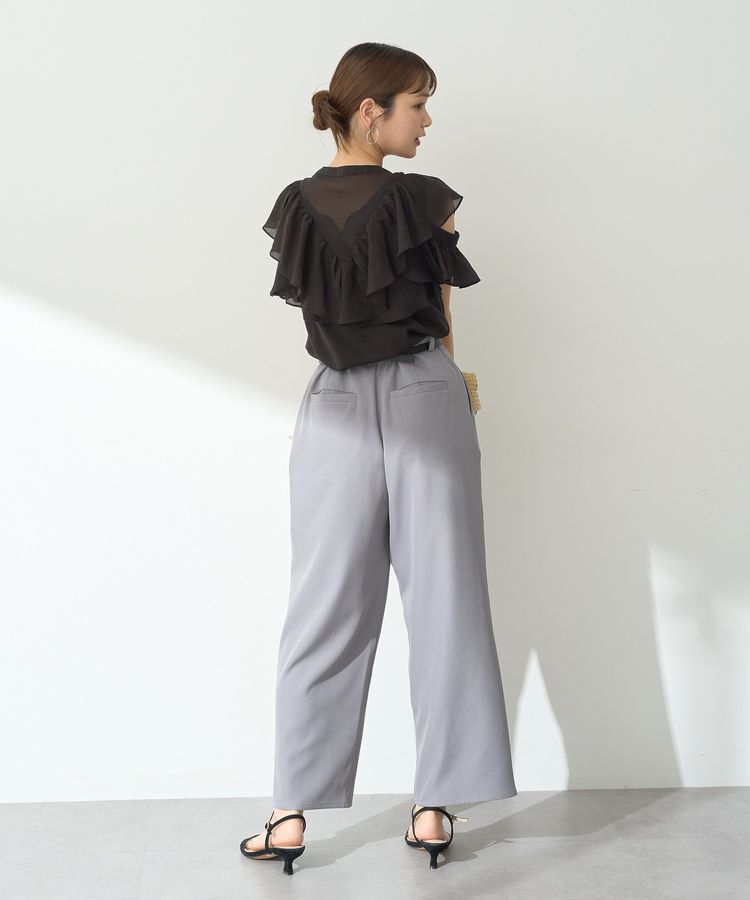 earth music&ecology「2WAYフリルブラウス」|シャツ・ブラウス|