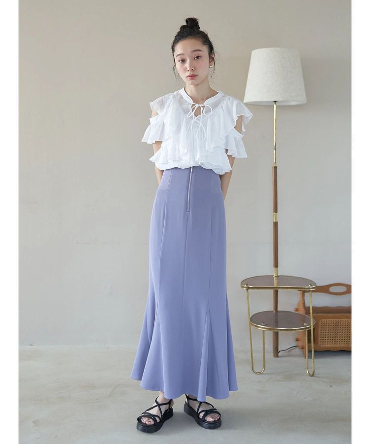 earth music&ecology「2WAYフリルブラウス」|シャツ・ブラウス|