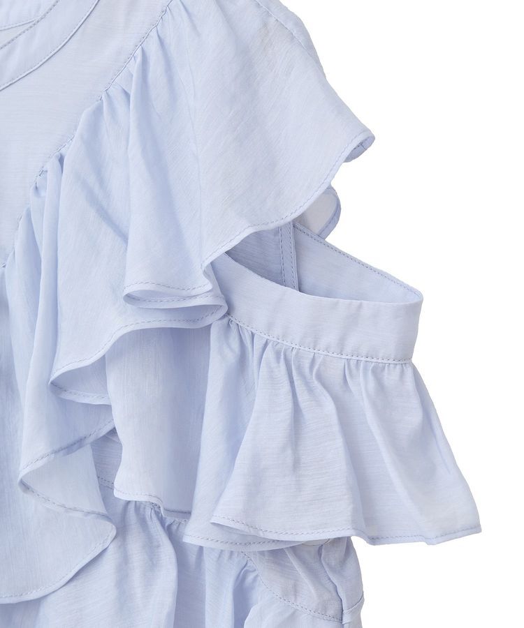 earth music&ecology「2WAYフリルブラウス」|シャツ・ブラウス|