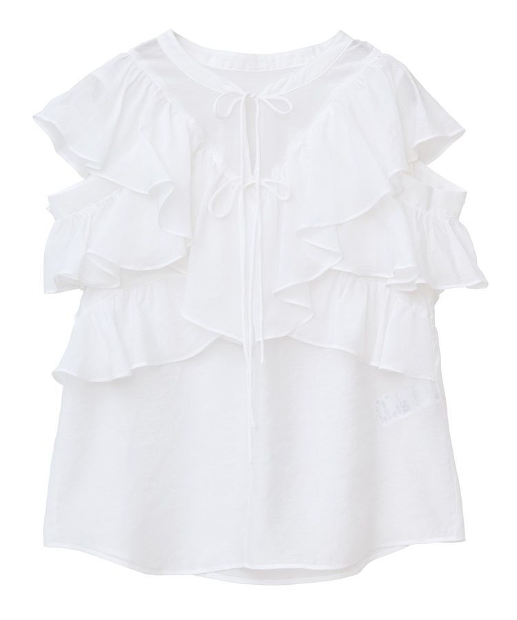 earth music&ecology「2WAYフリルブラウス」|シャツ・ブラウス|