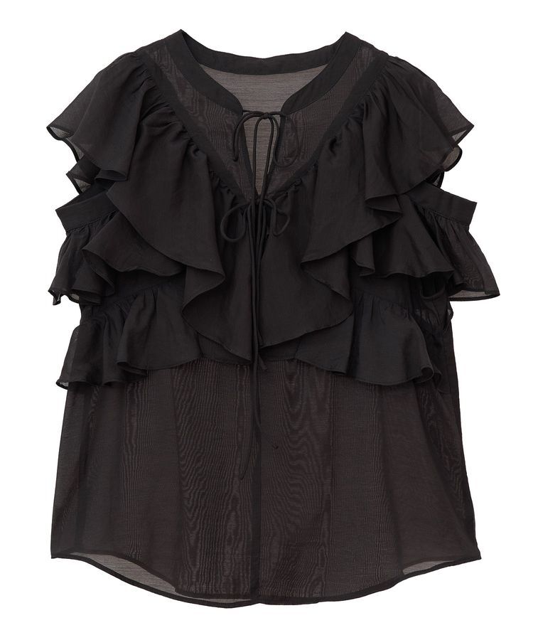 earth music&ecology「2WAYフリルブラウス」|シャツ・ブラウス|