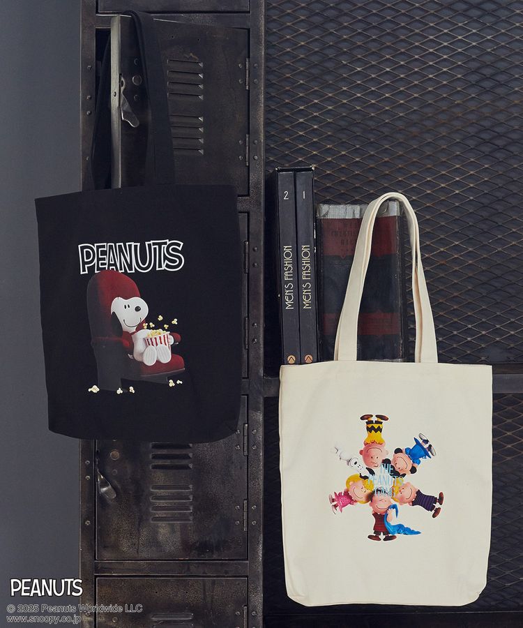 earth music&ecology「PEANUTS/earth アソート3Dアートトート」|トートバッグ|