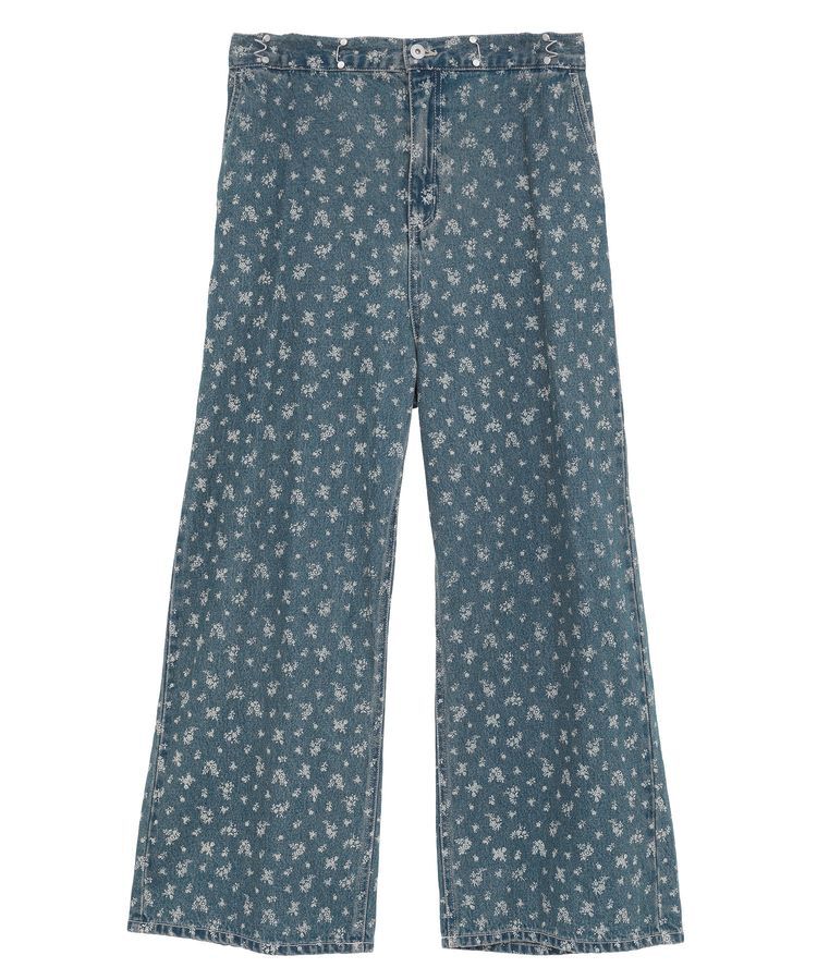 earth music&ecology「タックホックデニムパンツ」|デニム|