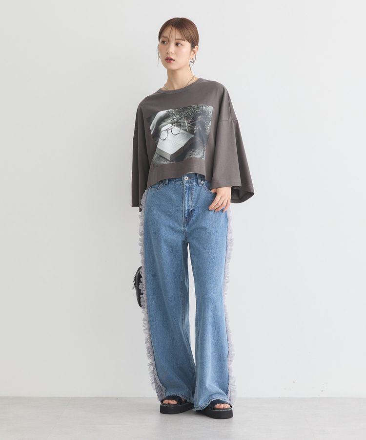 earth music&ecology「アソートプリントワイドTee」|Tシャツ・カットソー|