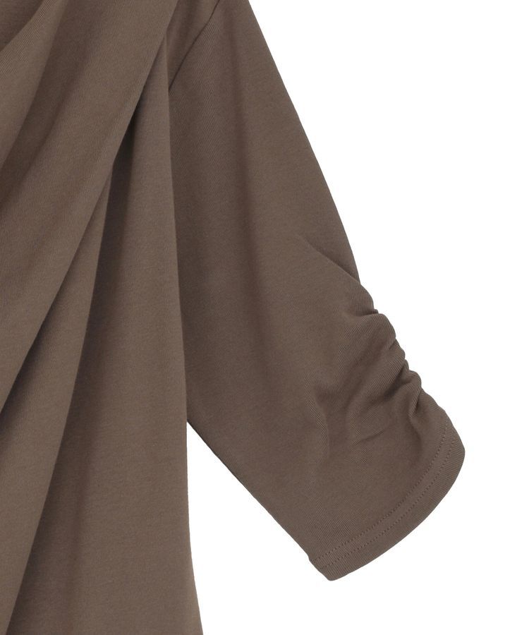 earth music&ecology「ドレープデザインカットソー」|Tシャツ・カットソー|