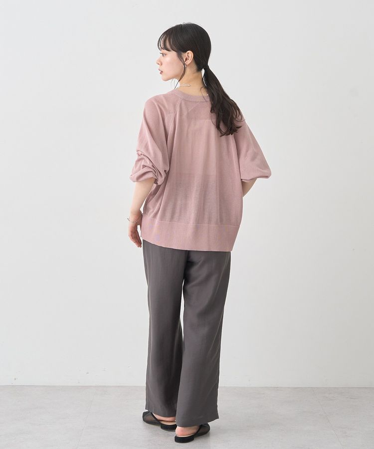 earth music&ecology「キーネックシアーカーディガン」|カーディガン|