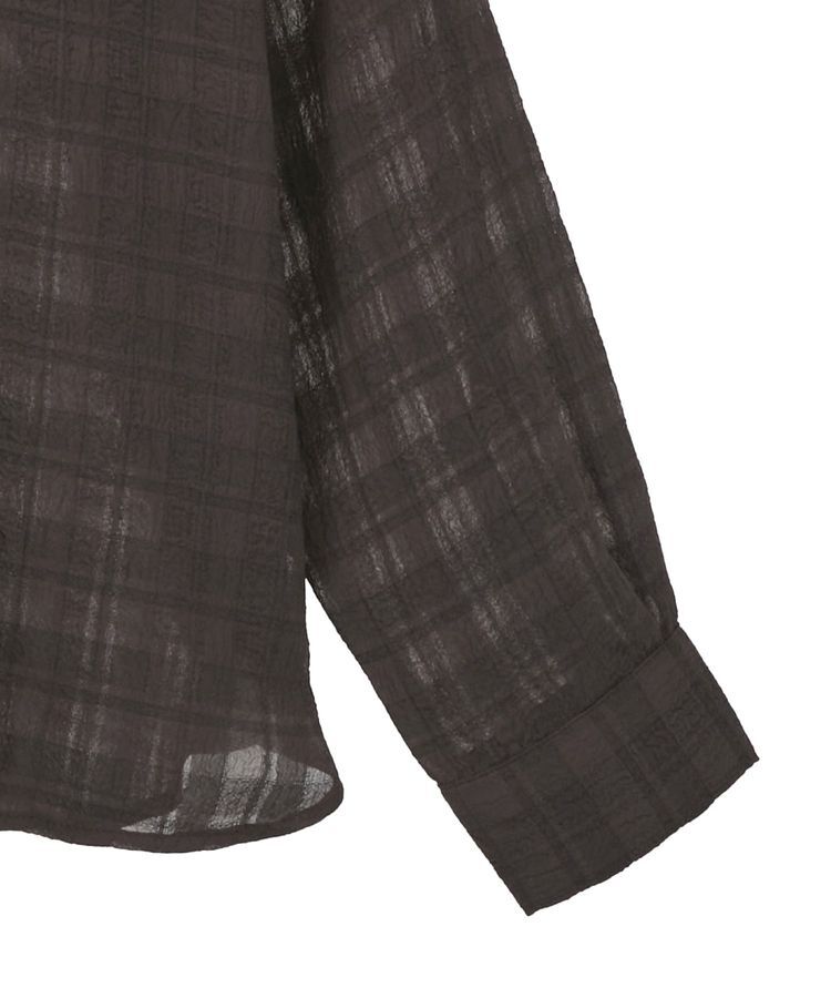 earth music&ecology「シャドーチェックシャツ」|シャツ・ブラウス|