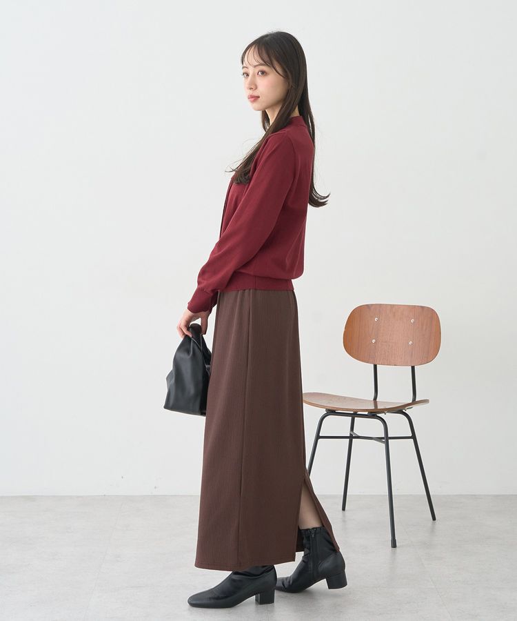 earth music&ecology「ボウタイニットプルオーバー」|ニット・セーター|