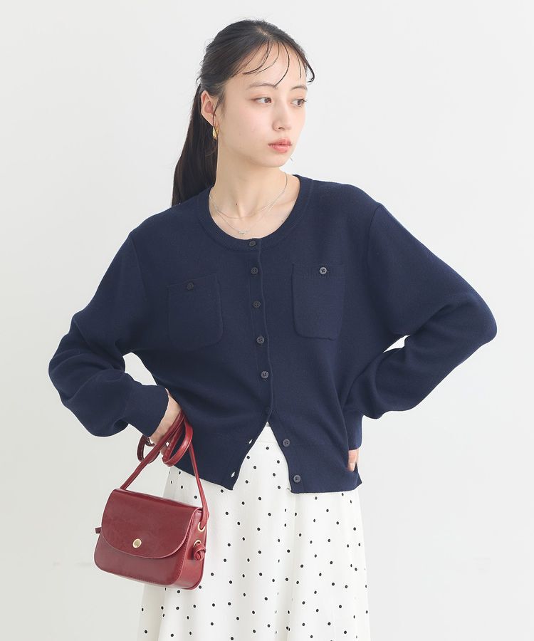 earth music&ecology「ダブルポケットカーディガン」|カーディガン|