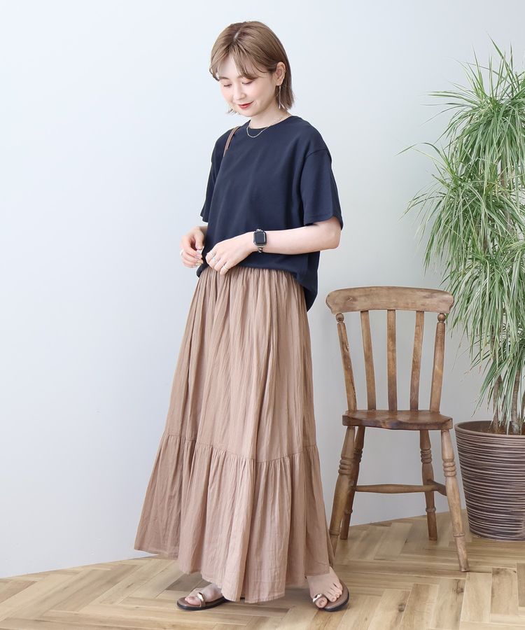 AMERICAN HOLIC「ワッフル半袖プルオーバー」|Tシャツ・カットソー|