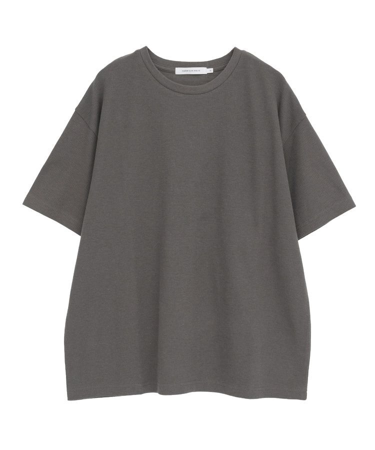 AMERICAN HOLIC「ワッフル半袖プルオーバー」|Tシャツ・カットソー|