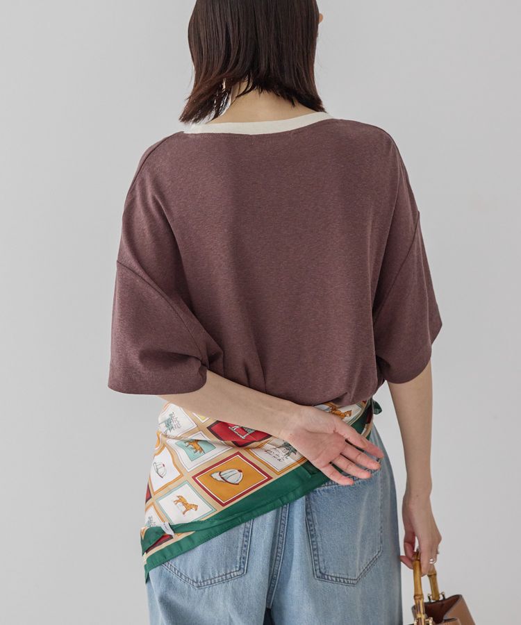 AMERICAN HOLIC「ロゴ入りヴィンテージ半袖プルオーバー」|Tシャツ・カットソー|