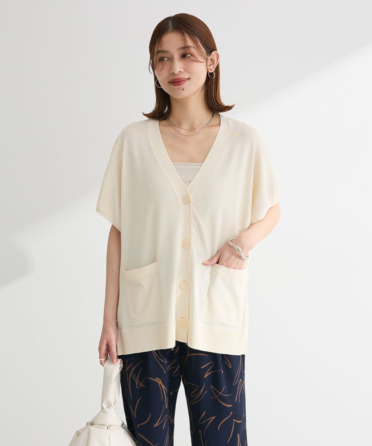 Green Parks「フレンチスリーブカーディガン」|カーディガン|