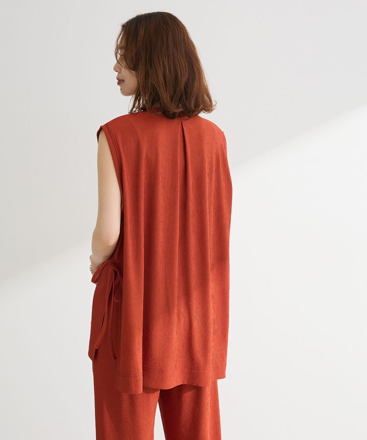 Green Parks「サイドリボンノースリーブチュニック」|チュニック|