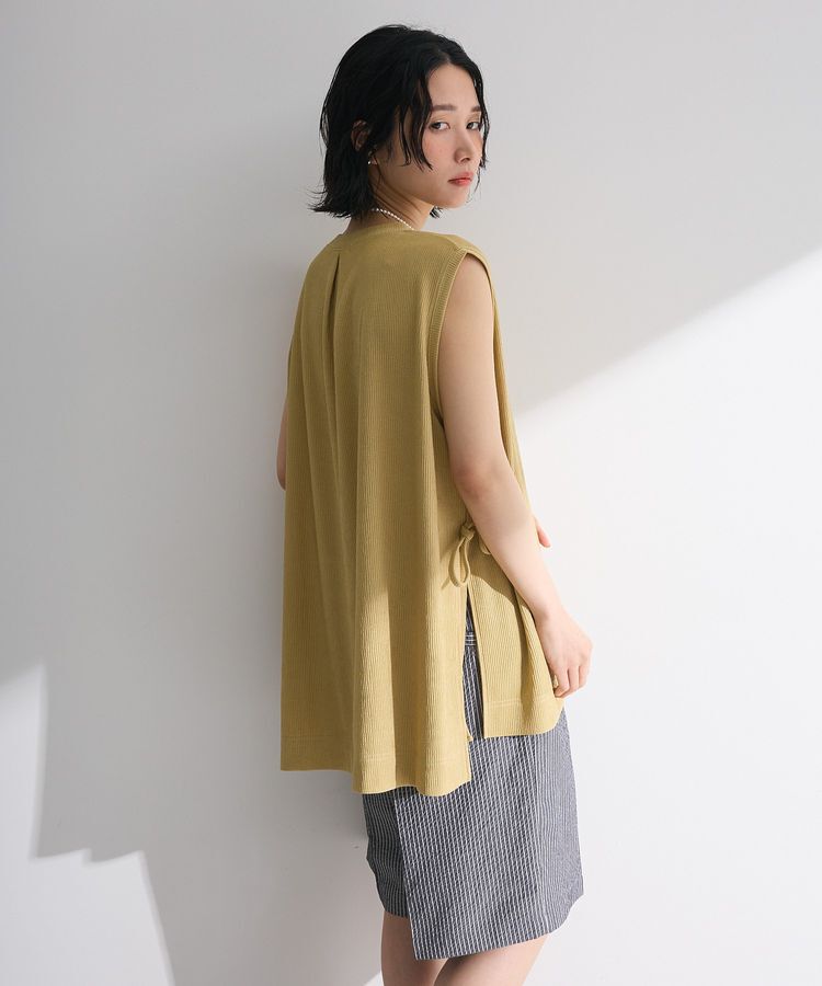 Green Parks「サイドリボンノースリーブチュニック」|チュニック|