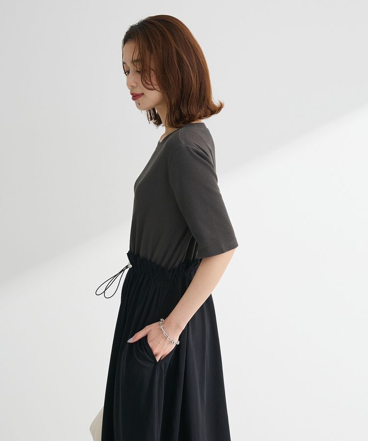 Green Parks「・SUGAR SPOON半袖リブドッキングワンピ」|ワンピース|