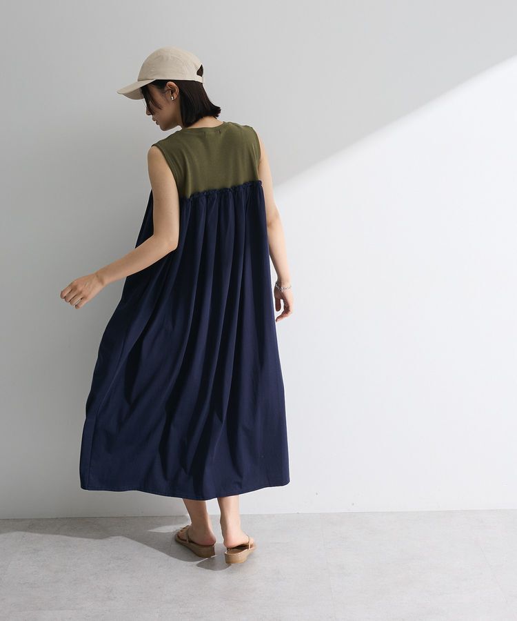 Green Parks「・SUGAR SPOON ギャザーノースリーブワンピ」|ワンピース|