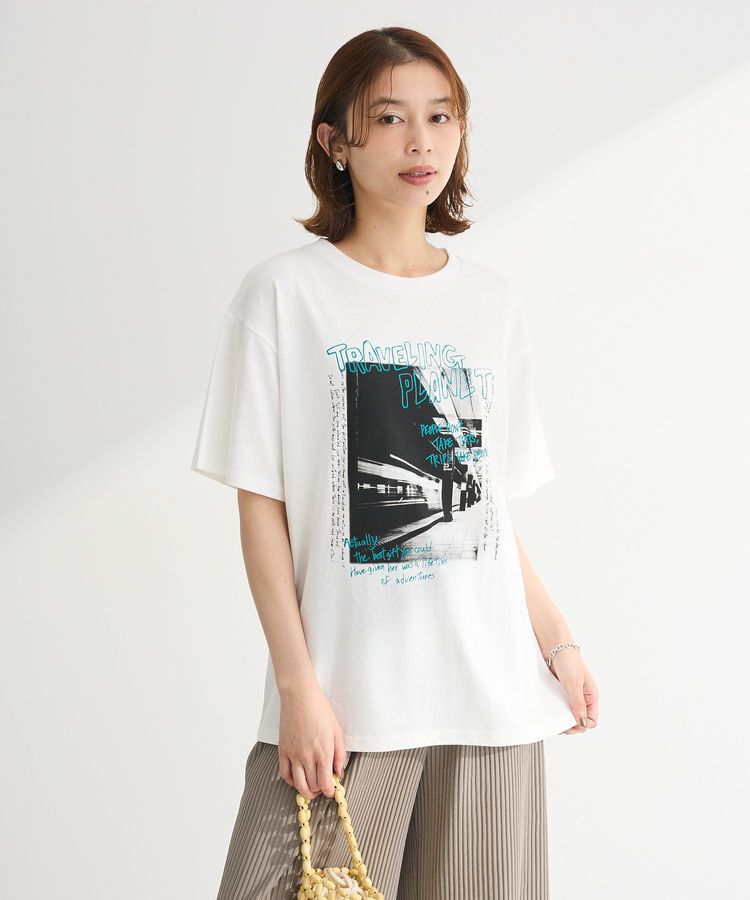 Green Parks「・DOUBLE FLAGS フォトプリントTEE」|Tシャツ・カットソー|