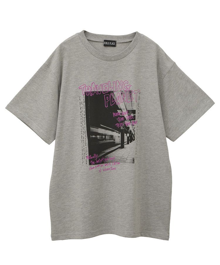 Green Parks「・DOUBLE FLAGS フォトプリントTEE」|Tシャツ・カットソー|