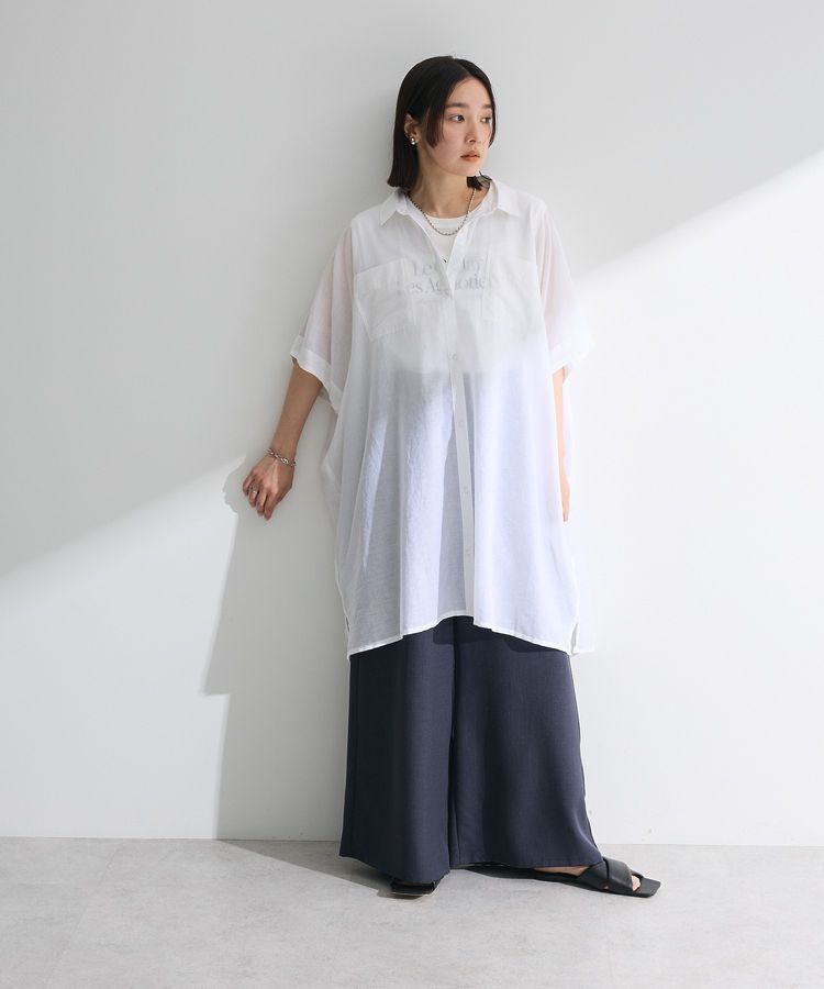 Green Parks「ノースリーブフェミニンロゴプルオーバー」|Tシャツ・カットソー|